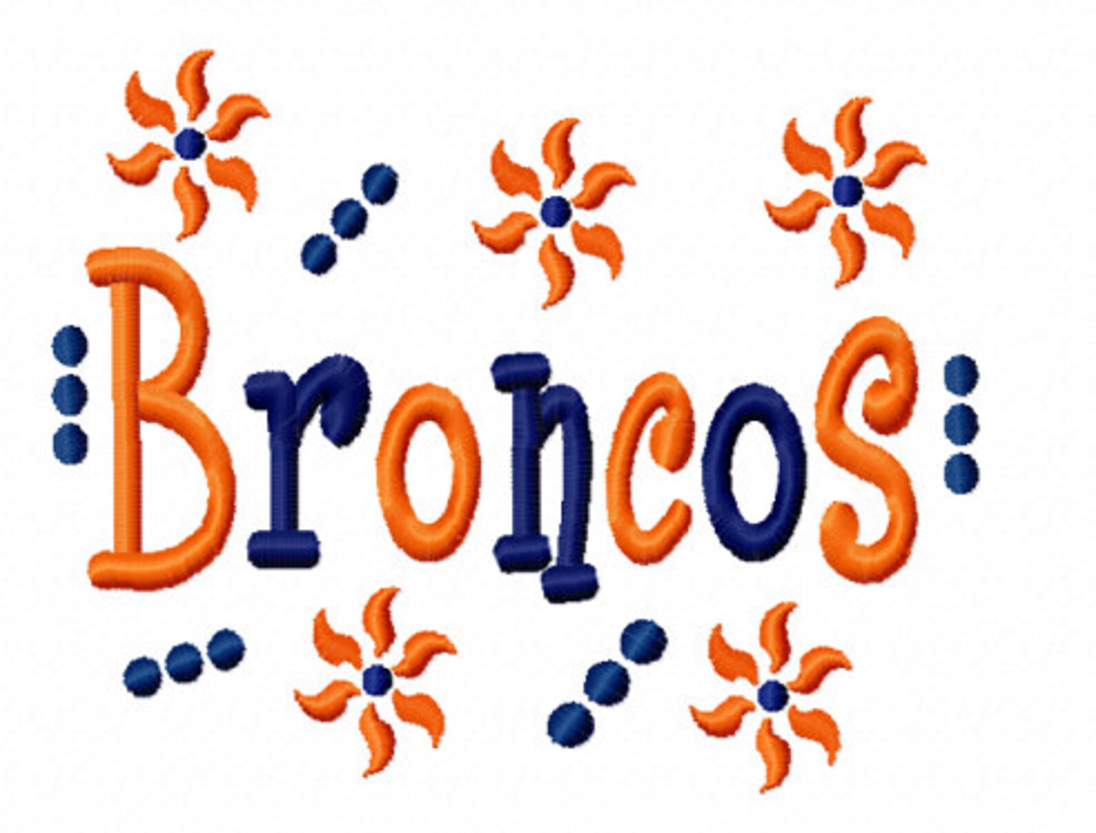 pes machine embroidery designs broncos