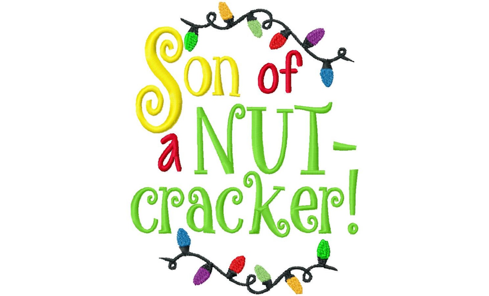Son of a Nutcracker 4x4 5x7 6x10 Christmas Elf movie quote Etsy