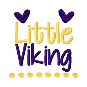 Little Viking Stickdatei für die Maschine 4x4 5x7 6x10 Team Sofort Download Basketball Fussball Sport Baby Mädchen Junge