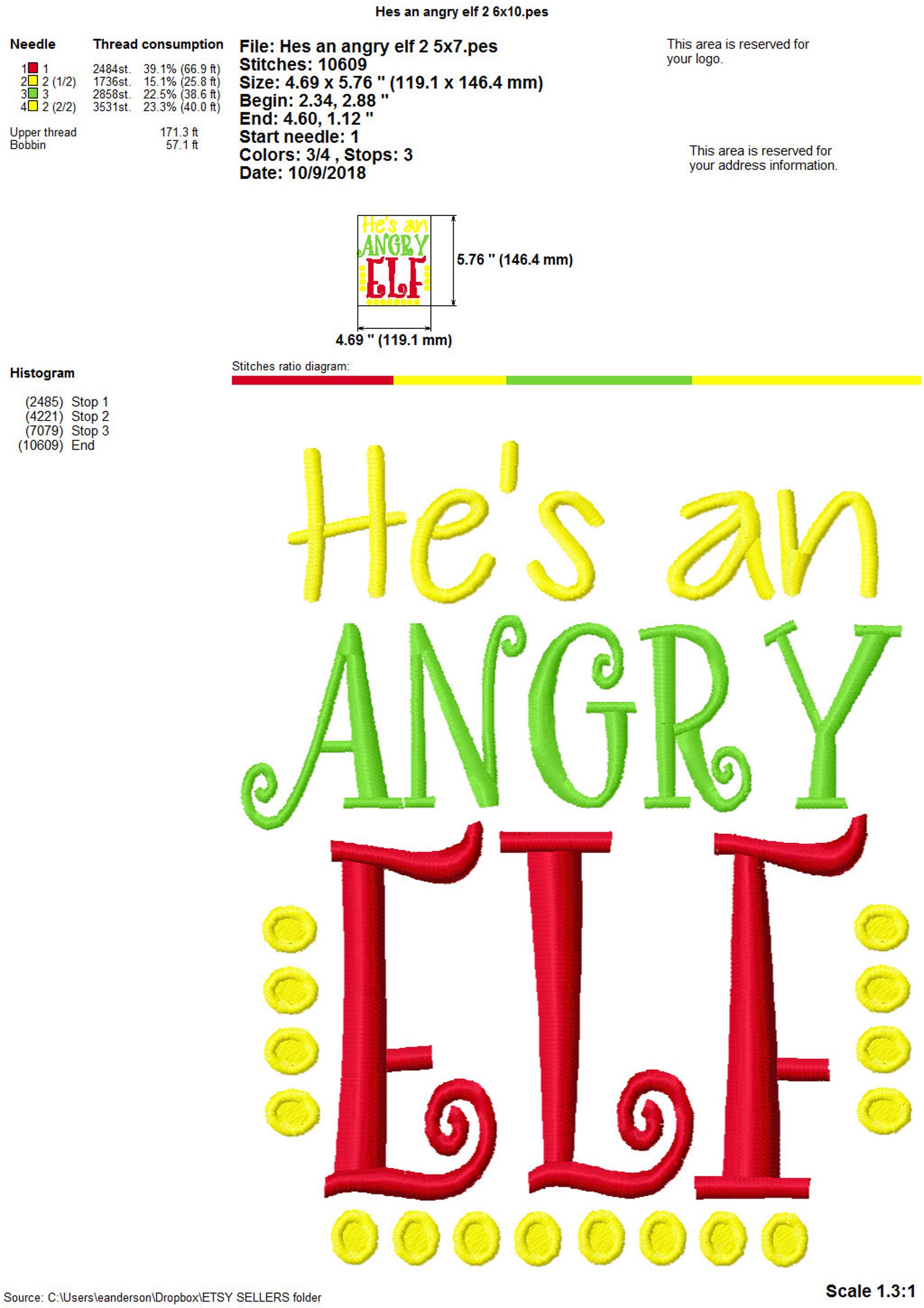 He's an Angry Elf 4x4 5x7 6x10 Christmas Elf Movie Quote | Etsy