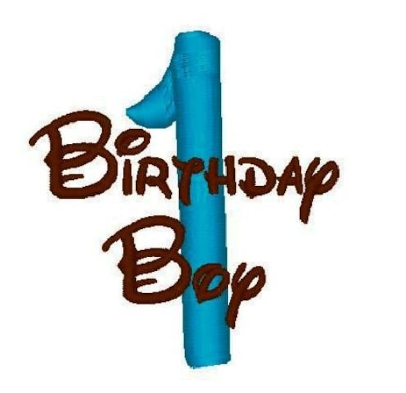 Birthday boy machine embroidery design 4x4 5x7 6x10 instant  etsy