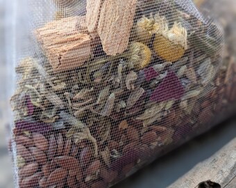 Luminous Sleep Satchel | Hand-Poured Lavender, Chamomile & Sacred Wood | Angels and Sage Ritual |Pillow Satchet