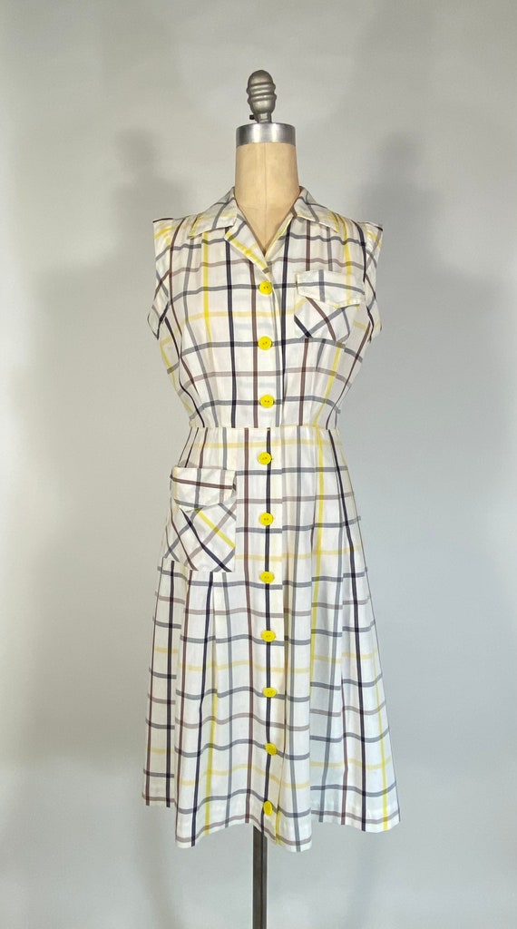 Vintage 1940’s lightweight cotton check Sportswear