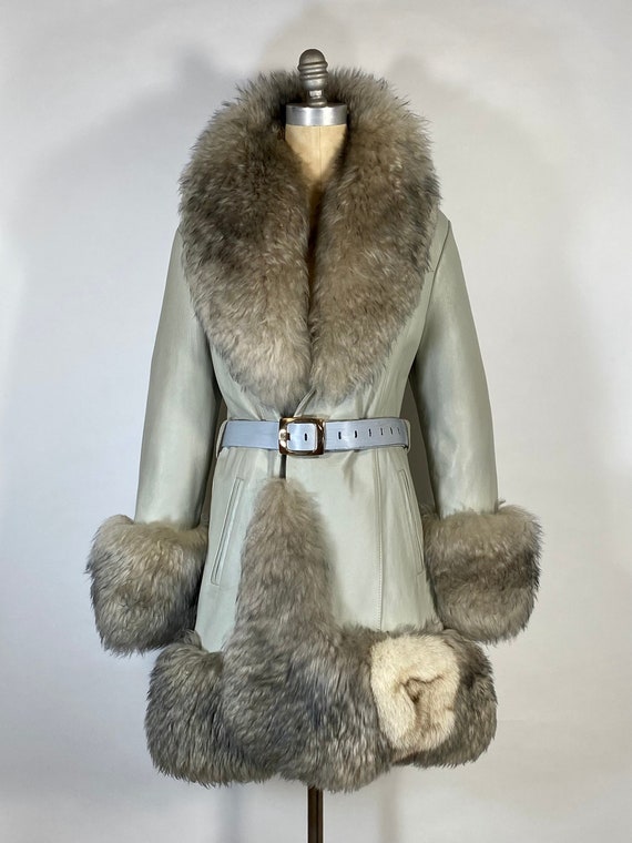 Vintage 1970’s grey Russian Princess-meets-Penny … - image 1