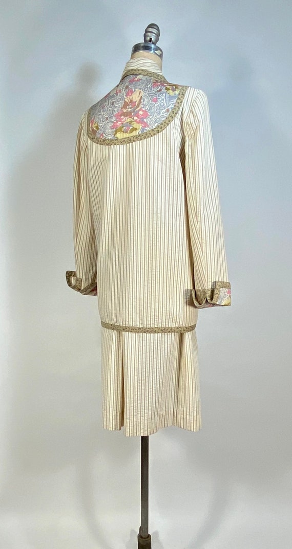 Vintage late 1970’s neutral pastel cotton pieces … - image 6