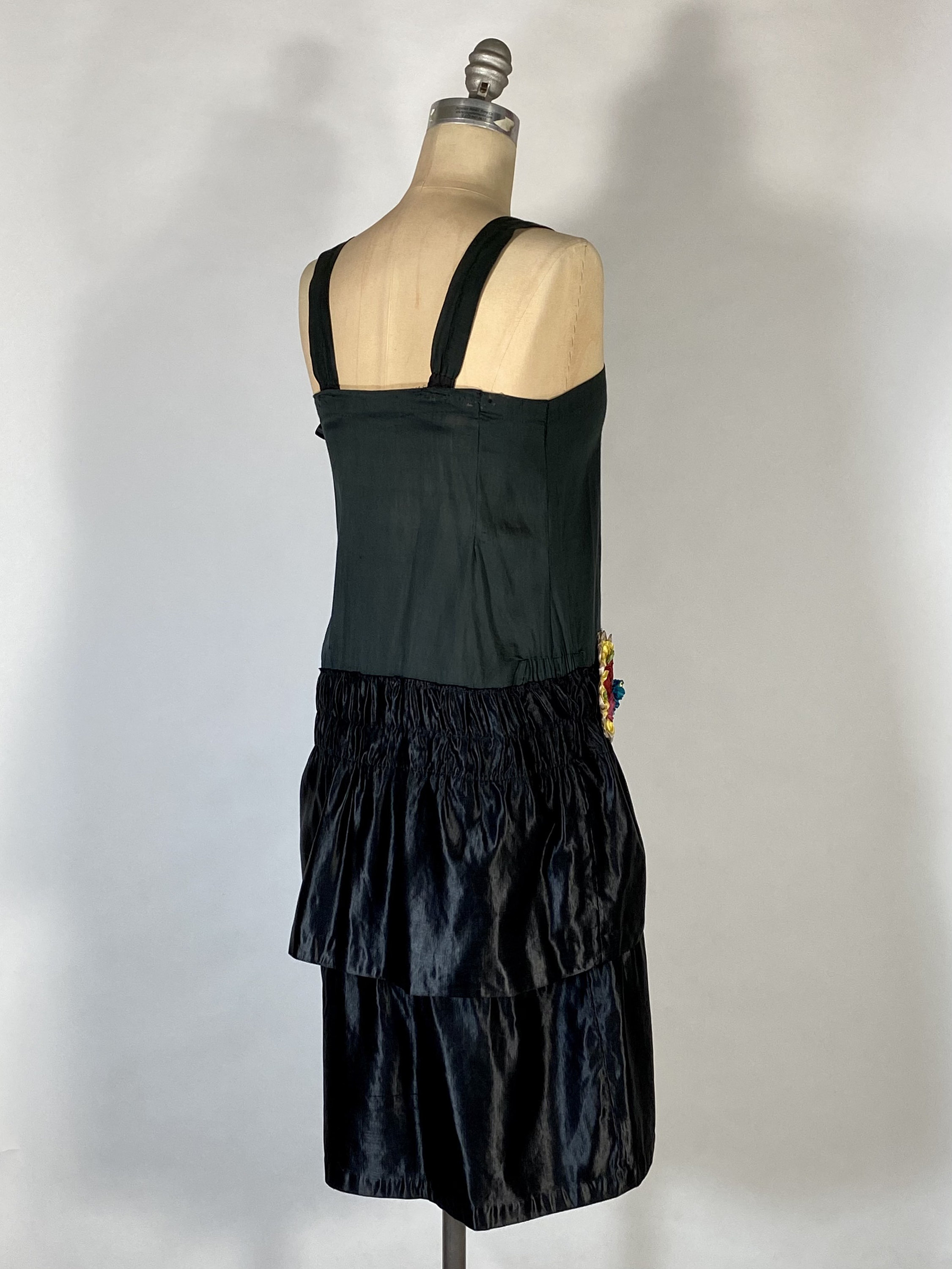 Vintage 1920s Drop Waist Silk Handmade 