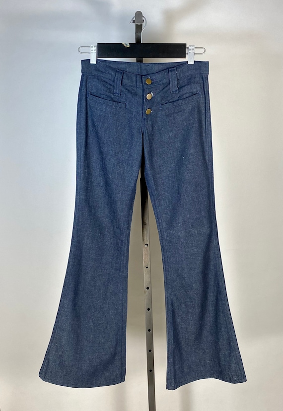 Vintage 1970’s rare unworn low rise bell bottom p… - image 1