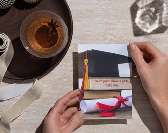 Make Your Own Path: Graduation 2026 Greeting Card (Digital Download)