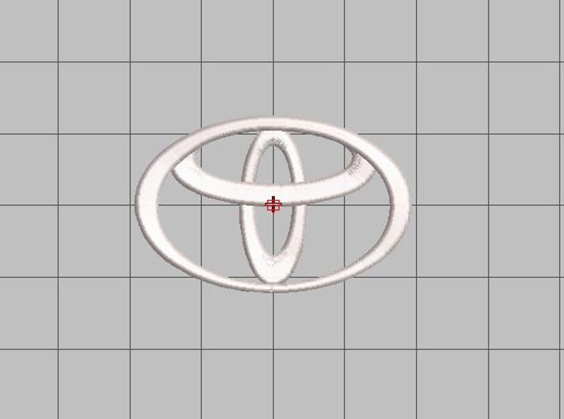 Toyota Logo Embroidery Machine Files DIGITAL - Etsy