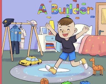 Hoy soy... un constructor: un libro ilustrado con rimas sobre la imaginación y los disfraces.