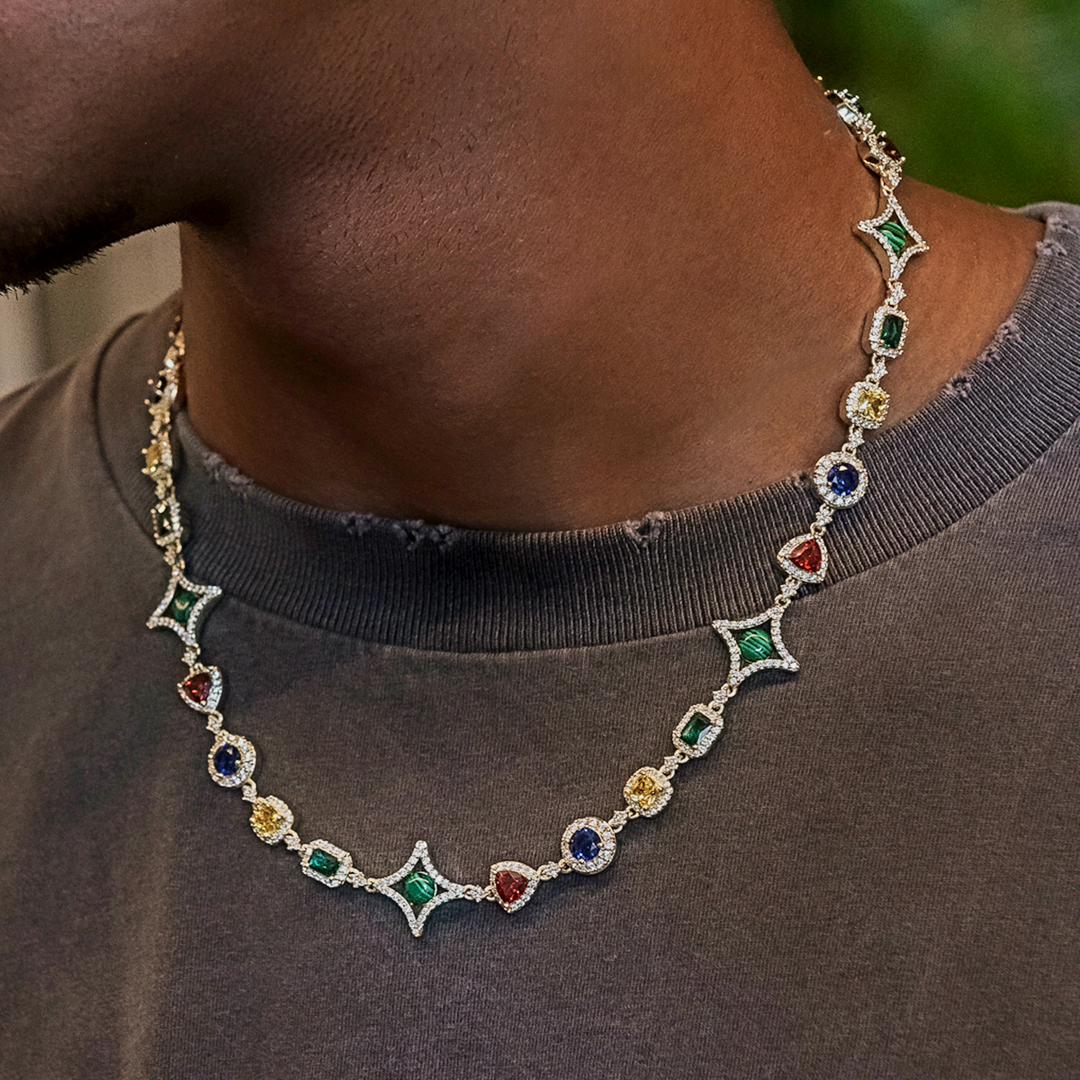 Cluster Tennis Chain - Etsy Canada