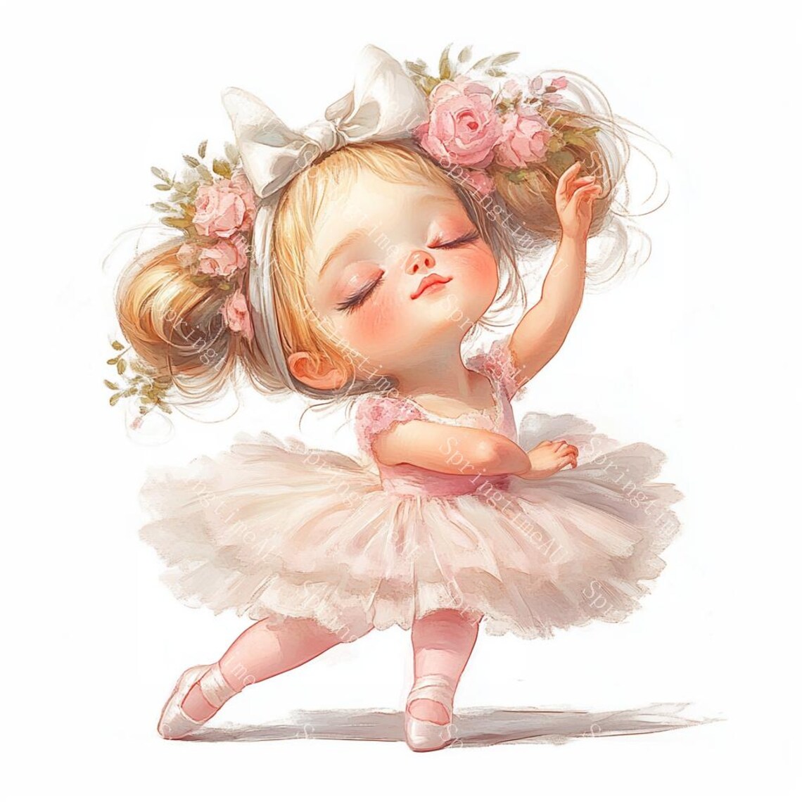 18 Cute Pink Ballerina Clipart, Little Girl Ballerina, Ballet Dancer ...