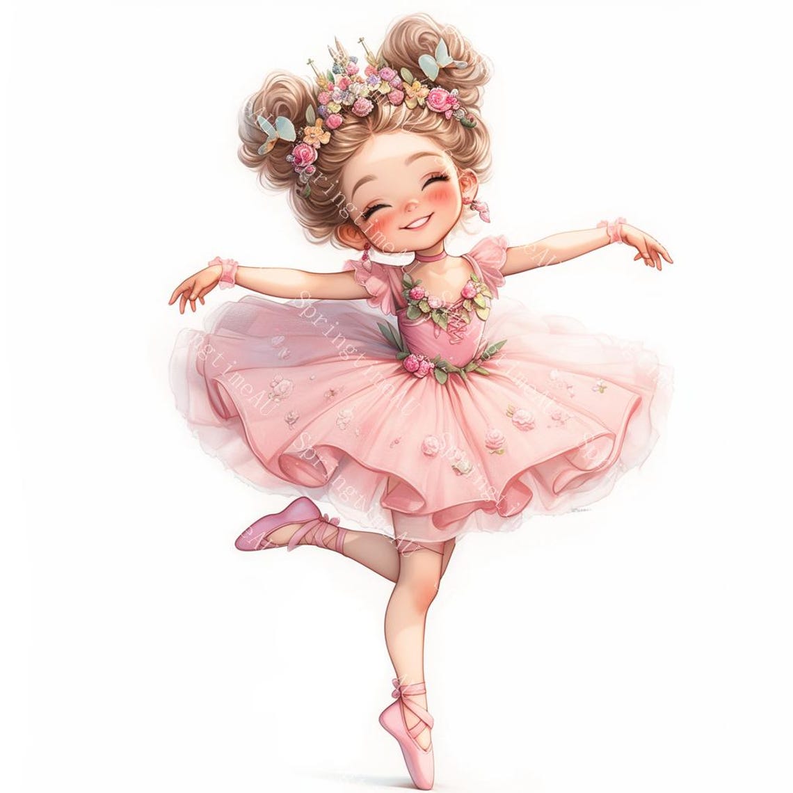 18 Cute Pink Ballerina Clipart, Little Girl Ballerina, Ballet Dancer ...