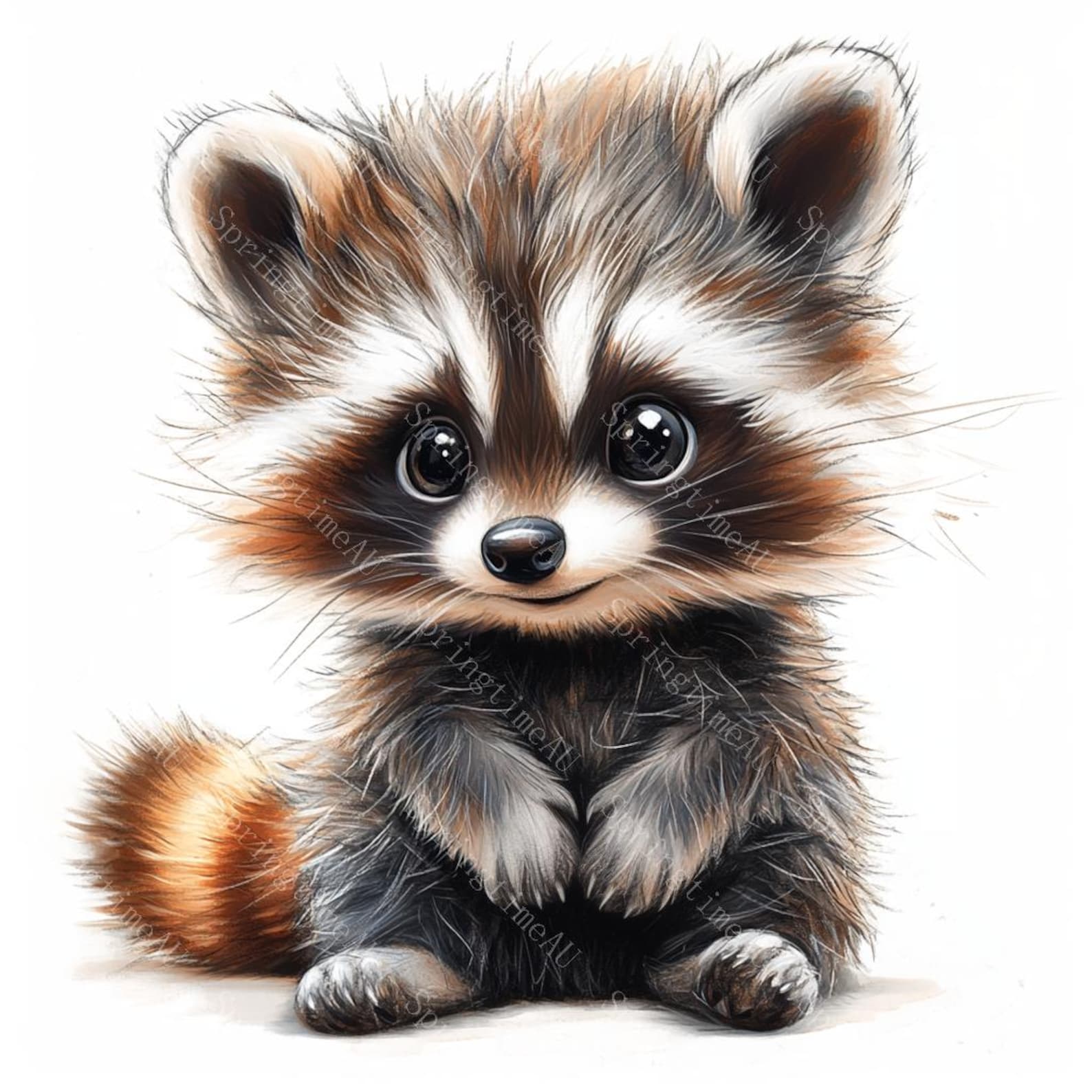 Ababy Raccon 18 Funny Cute Raccoon Clipart, Baby Raccoon Clipart, Raccoon Nursery ...