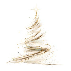 20 Sparkling Christmas Tree Clipart, Christmas Card, Holiday Art, Printable Watercolor, High-Quality PNG/JPGs, Paper Craft, Junk Journal