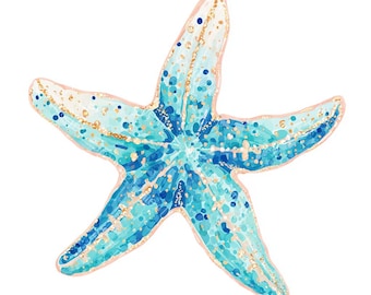 20 Coastal Starfish Clipart, Beach Summer Starfish, Nautical Beach, Printable Watercolor, High-Quality JPGs, Paper Craft, Junk Journal
