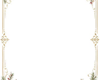 16 jul botaniska ram clipart, akvarell JPG, semesterinbjudningskant, utskrivbar kortdesign, digital nedladdning, kommersiellt bruk