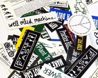 25 bike stickers grab bag