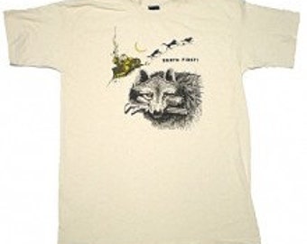 Earth First Wolf T-shirt