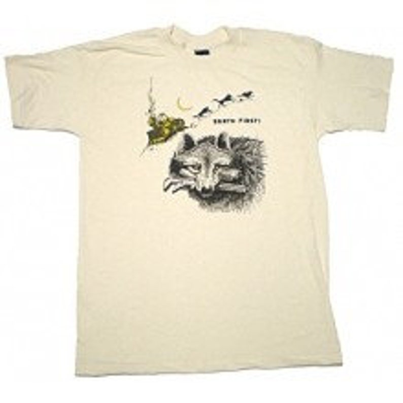 Earth First Wolf T-shirt image 1