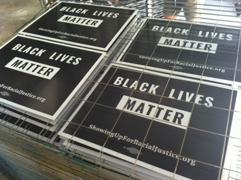 Black Lives Matter yard sign image 3