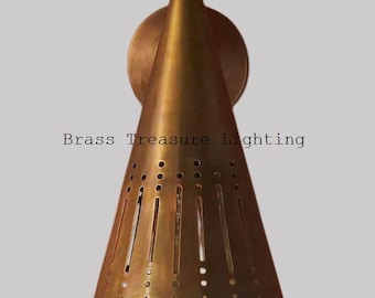 Ensemble d'appliques murales en laiton : lampes de chevet industrielles modernes