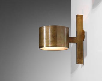 Paire d'appliques murales modernes style italien, verre, laiton, vintage, tambour, applique murale Spoutnik, chambre à coucher, salon, lumière minimaliste, Indu