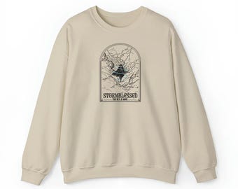 Embroidered Stormblessed Sweatshirt – Radiant Knight, Fantasy Book Lover Gift