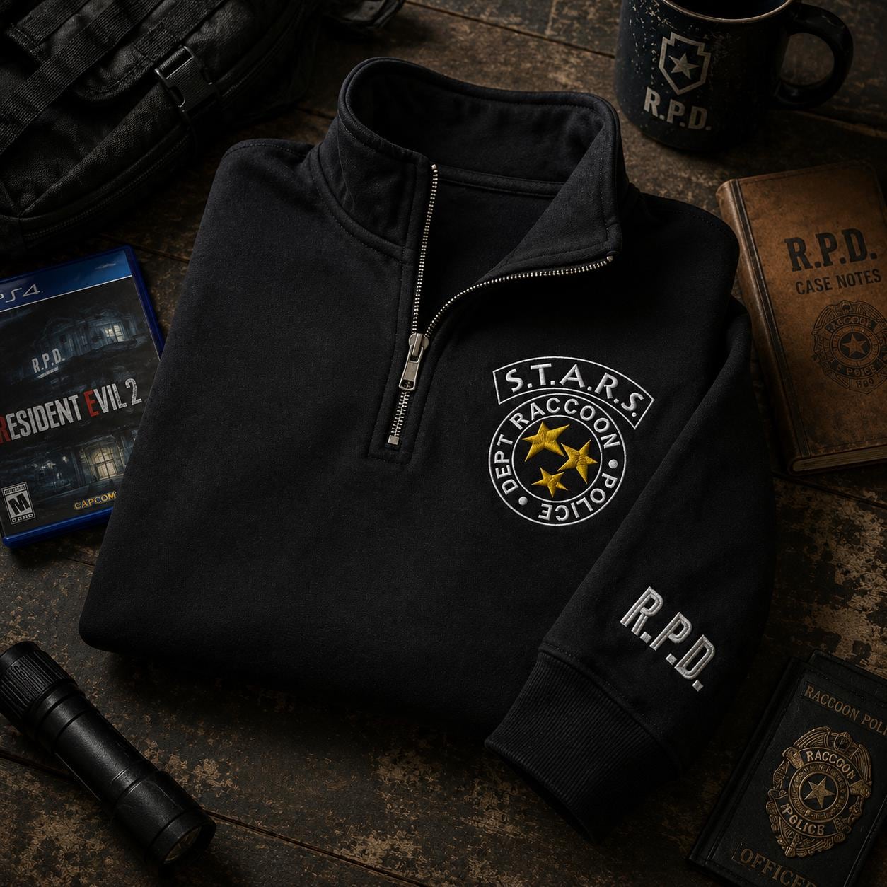 希少 バイオ-R.P.D. Raccoon City Police-ジャンパー Raccoon City Police Jacket - Etsy