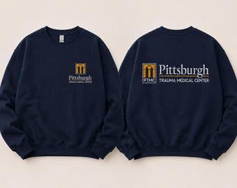 Pittsburgh Trauma Medical Center Embroidered Hoodie & Sweatshirt – Vintage TV Show Fan Gift
