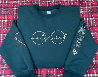 Wicked Embroidered Hoodie, Defying Gravity Sweatshirt, Magical Gift for Theater Lovers