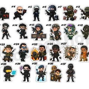 Rainbow six siege chibi - Etsy 日本