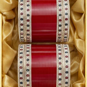 Set di bracciali Chura da sposa indiani, gioielli da matrimonio punjabi 2.14, 2.16