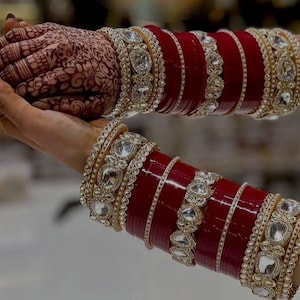 Wedding Chura Set Chura Fancy Indian Chura Bangle Set/traditiona