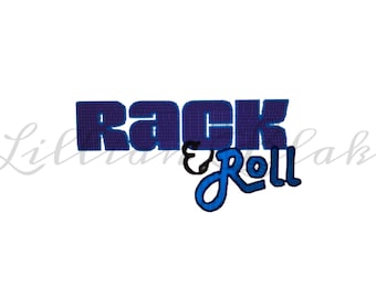 Mahjong Embroidery File Design: Rack and Roll (Digital Download)