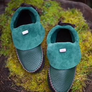 Inca Moccasin with Stone / Comfort Grounding Minimalist Zero Waste Resoleable Zero Drop image 6