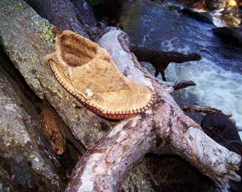 Soft Leather Sole Inca Moccasins: Grounding Earthing Minimalist Renaissance Festival