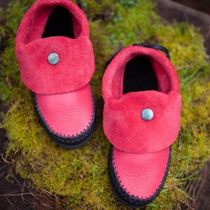 Inca Moccasin with Stone / Comfort Grounding Minimalist Zero Waste Resoleable Zero Drop image 1