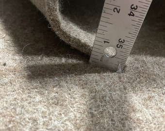 Felted Wool Inserts /thick wool liners / pair of wool shoe, moccasin or boot liners/Add warmth and extra protection for grounding/earthing