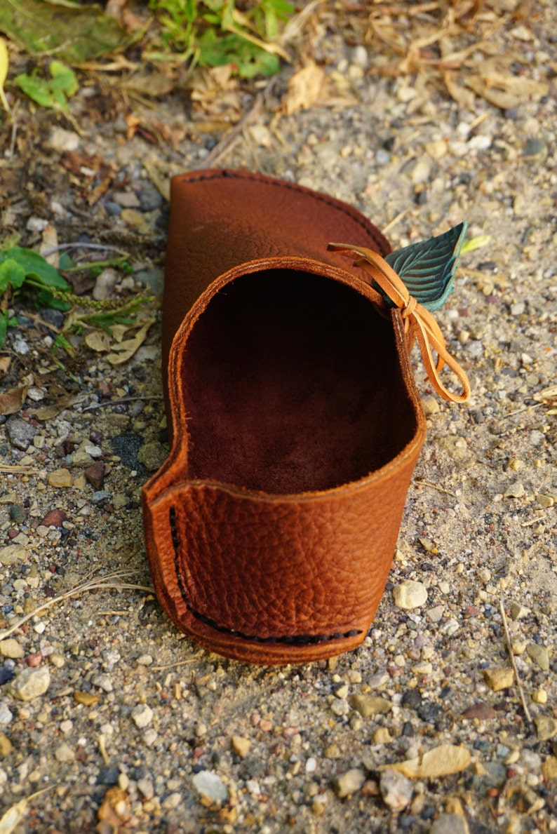 ADULT Soccasin Moccasin / Grounding Earthing Shoes Handmade Leather Moccasins House Slippers Slip On Light Elf Fairy Pixie Womens Mens image 4