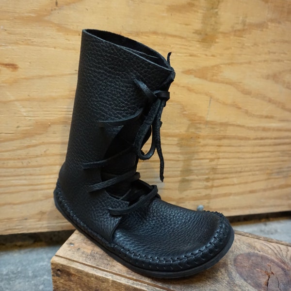 moccasin high heels