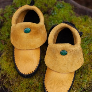 Inca Moccasin with Stone / Comfort Grounding Minimalist Zero Waste Resoleable Zero Drop image 4