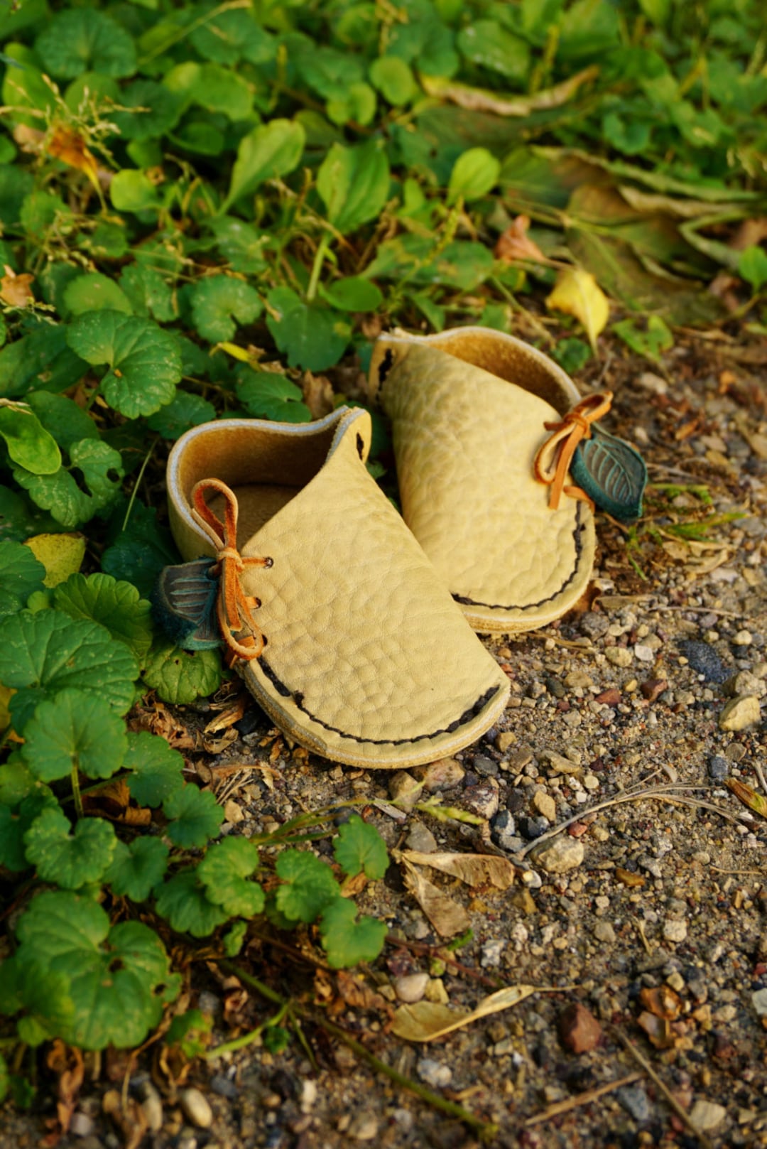 BABY Soccasin Moccasin / Grounding Earthing Shoes Handmade Leather