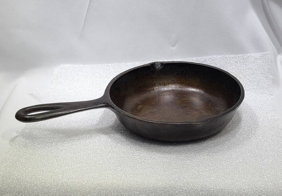 No. 3 Cast Iron Skillet 6.5 Inch, Small Fry Pan 