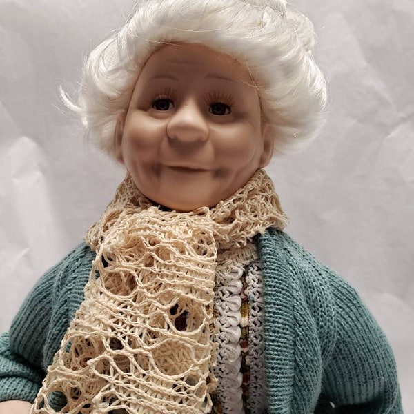 Cathay Collection Porcelain Grandma Doll