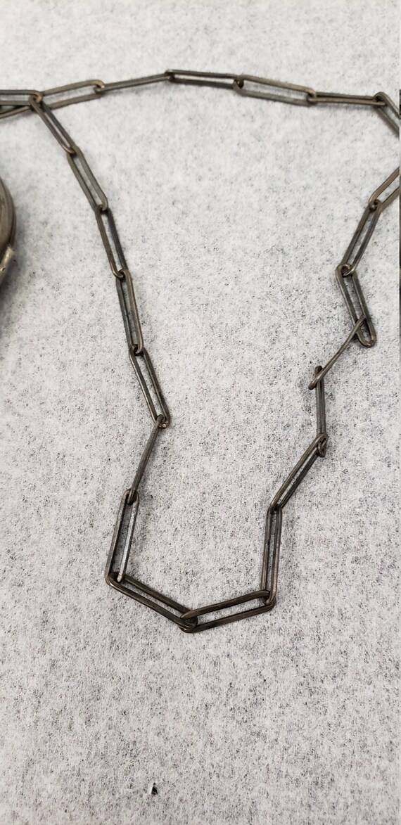 Silver compact,Antique Sterling Silver Mirror Car… - image 3