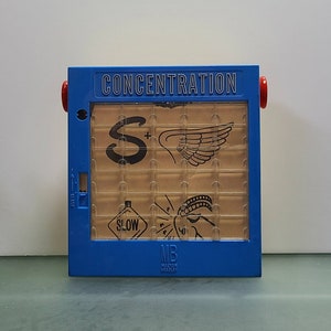 1960s Concentration Game by Milton Bradley For Parts Because Of Missing Pieces.
