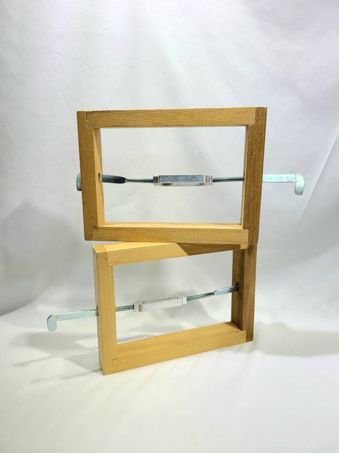 Vintage Wood Bed Rail Brackets for Bedstead Shop Display Etsy