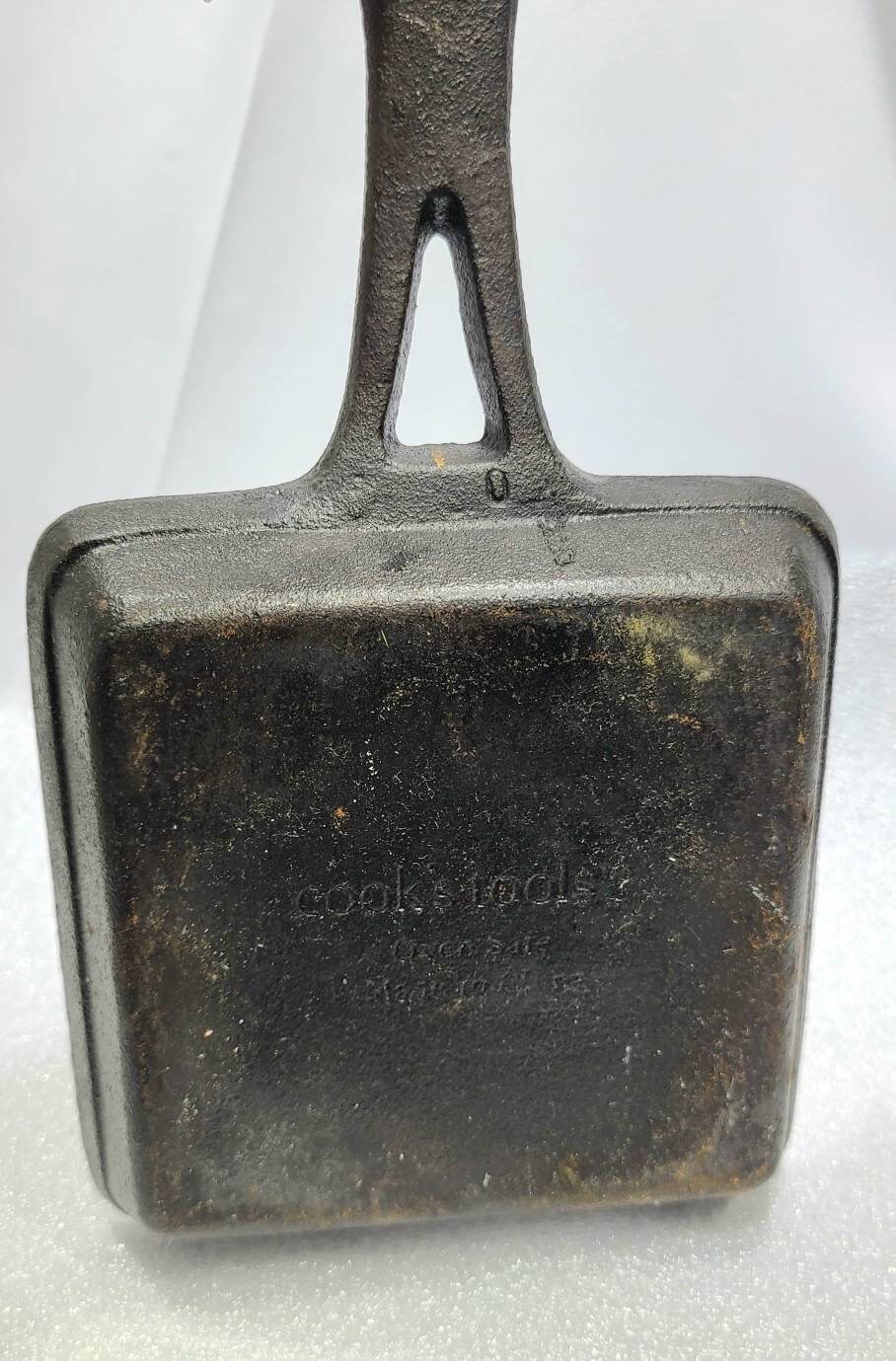 Small Square Cast Iron Skillet 5.5 Inches Square, Cook's Tools Cast Iron Pan  
