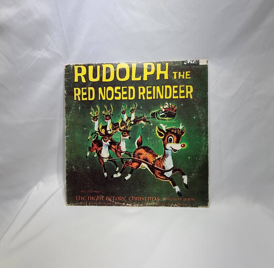 Vintage Rudolph the Red Nosed Reindeer - Etsy